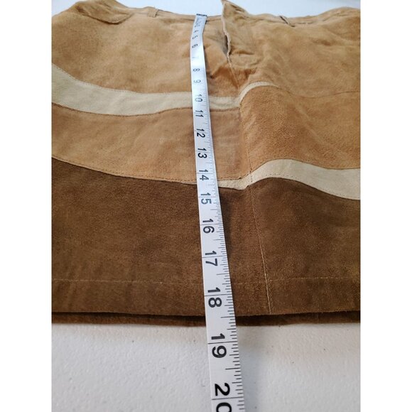 Vtg Rose Schott By Schott N.Y.C Genuine Leather Pencil Skirt Rare Boho Preppy XL - Picture 11 of 16